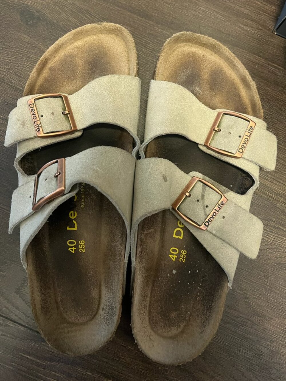 Birkenstock Style Suede Sandals